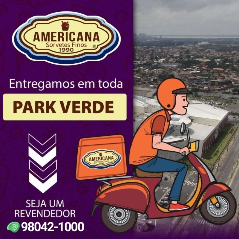 Entregamos em todo Parque Verde | Sorvete | Sorveteria Americana