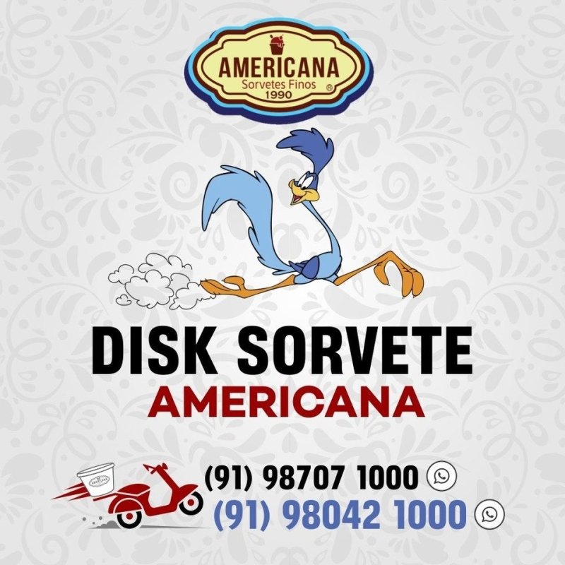 Disk Sorvete Americana| Sorvete | Sorveteria Americana